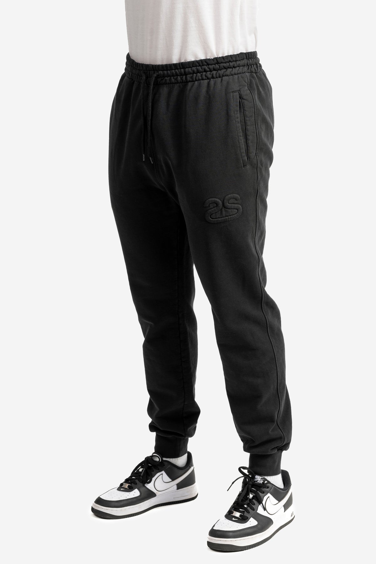 Pantalone con logo embossed