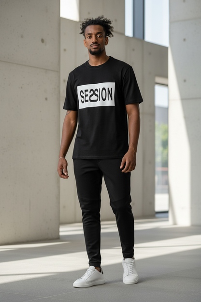 T-shirt con box Session